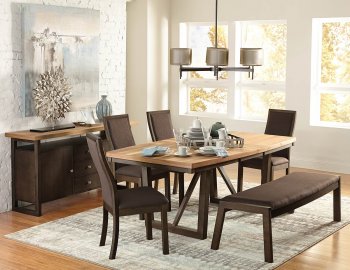 Compson 5431-77 Dining Table by Homelegance w/Options [HEDS-5431-77 Compson]