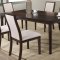 Xena Dining Set 5Pc in Dark Walnut by NCFurniture w/Options