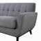 Corsair Sofa Set 3Pc in Grey Fabric by VIG