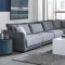 Seanna Sectional Sofa 551441 in Light & Dark Gray by Coaster