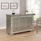 182201 Bar Unit in Metallic Platinum by Coaster w/Options