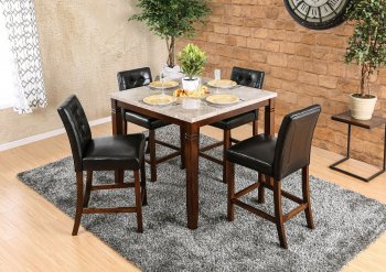 Marstone II CM3368PT 5Pc Counter Height Dinette Set w/Options [FADS- CM3368PT-Marstone-II]