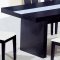 DT6142 Dining Table in Wenge by At Home w/Glass Inlay & Options