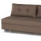 Flex Motion Sofa Bed in Brown Fabric w/Storage by Casamode