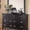 202941 Lady Valerie Bedroom by Coaster in Black w/Options