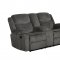 Jennings Motion Sofa 610254 in Charcoal by Coaster w/Options