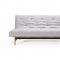 Aslak Sofa Bed in Light Gray Fabric 517 by Innovation