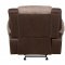 Chai Recliner Sofa 9980 in Dark Brown & Brown by Homelegance