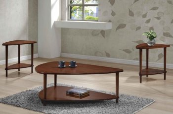 704058 Coffee Table 3Pc Set by Coaster in Walnut w/Options [CRCT-704058]