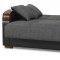 Mobimax Sofa Bed in Gray Fabric by Casamode w/Options