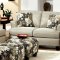 SM5042 Cardiff Sofa in Light Gray Fabric w/Options