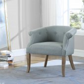 903344 Accent Chairs 2Pc Set in Light Blue & Grey by Coaster