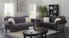 Gracie Sofa & Loveseat Set in Gray Velvet Fabric w/Options