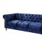 U9550 Sofa & Loveseat Set in Blue Velvet by Global w/Options