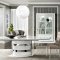 Dama Bianca Dining Table in White High Gloss by ESF w/Options