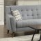 Basenji Sofa 9919GY in Gray by Homelegance w/Options