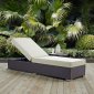 Convene Outdoor Patio Chaise Lounge 1846 Choice of Color- Modway