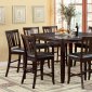 CM3336PT Edgewood II 7Pc Counter Height Dinette Set in Espresso