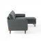 Revive Sectional Sofa in Gray Fabric by Modway