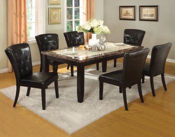 CM3871T Belleview I 7PC Dining Set w/Faux Marble Top [FADS-CM3871T Belleview I]