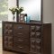 Sofia Bedroom 5Pc Set in Coco Brown by Global w/Options