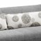 Gray Fabric Modern Living Room Sofa w/Optional Chairs