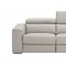 Picasso Power Motion Sofa Silver Gray Leather by J&M w/Options