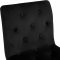 Contempo Bar Stool 711 Set of 4 Black Velvet Fabric by Meridian