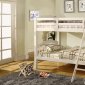 CM-BK524W Coney Island Twin/Twin Bunk Bed in White