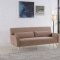 Clarissa Sofa 607 in Pink Velvet Fabric by Meridian w/Options