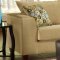 Bella Coffee Fabric Modern Sectional Sofa w/Optional Ottoman