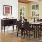 Lourina Pub Set 5Pc w/Optional Chairs & Sever