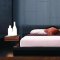 White or Black Lacquer High Gloss Finish Modern Bedroom Set