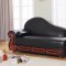 Bella 632 Sofa in Black Bonded Leather w/Optional Items