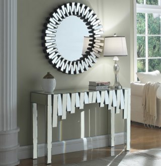 Kylie Console Table with Mirror 414 by Meridian