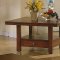 Cherry Finish Modern Coffee Table w/Drawers & Shelf