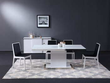 Star Dining Table in White by J&M w/Optional Items [JMDS-Star]