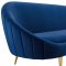 Sublime Sofa in Navy Velvet Fabric by Modway