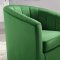 Prospect Swivel Chair Set of 2 in Emerald Velvet by Modway