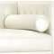 White Full Leather Contemporary Elegant Living Room Sofa