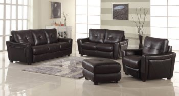 2872 Redondo Sofa & Loveseat by Leather Italia w/Options [LIS-2872 Redondo]