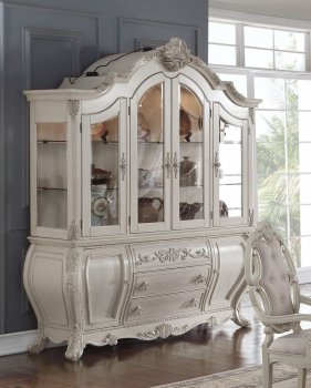 Ragenardus Buffet & Hutch 61284 in Antique White by Acme [AMBU-61284 Ragenardus]