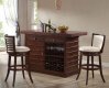 70025 Pacifica Bar Table in Cherry by Acme w/Optional Bar Chairs