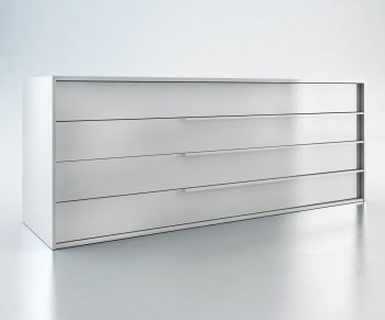 MD323 Jane Dresser by Modloft in White Laquer Finish [MLD-MD323-DR Jane White]