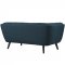 Bestow Sofa in Blue Fabric by Modway w/Options