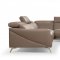 I730 Sectional Sofa in Light Grey Premium Leather by J&M