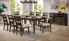 Rigby 7Pc Dining Set CM3719T in Light Walnut & Beige w/Options