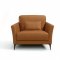 Tussio Sofa LV00943 in Saddle Tan Leather by Mi Piace w/Options