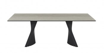 RH 9688 Coffee Table by J&M w/Taupe Slate Ceramic Top [JMCT-RH 9698]