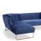 Caprice Sectional Sofa TOV-L6119 in Navy Velvet by TOV Furniture